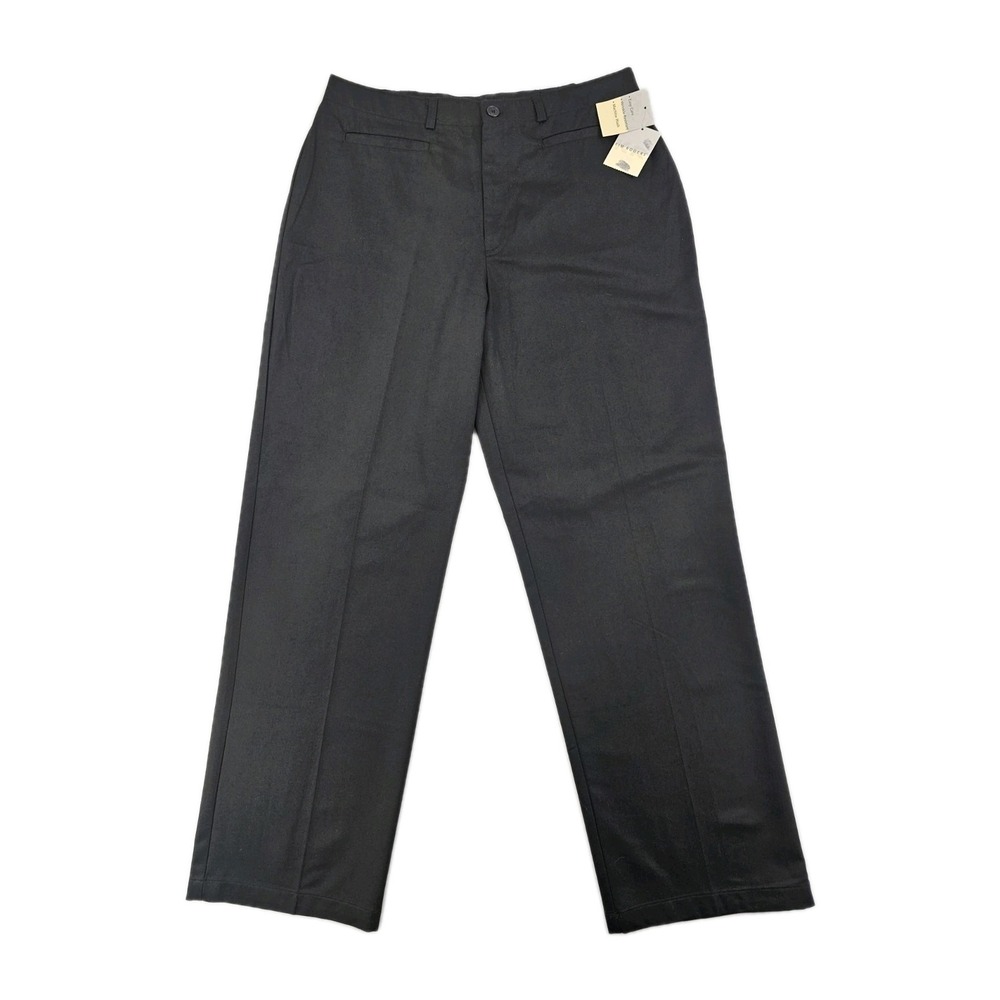 KIM ROGERS Career Dress Pants Womens 14 Black High Rise Cotton Polyester 1960806